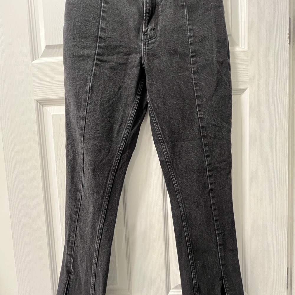 Abercrombie & Fitch Black Straight Leg Jeans